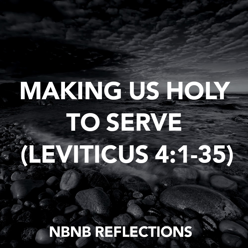 MAKING US HOLY TO SERVE (LEVITICUS&nbsp;4:1-35)