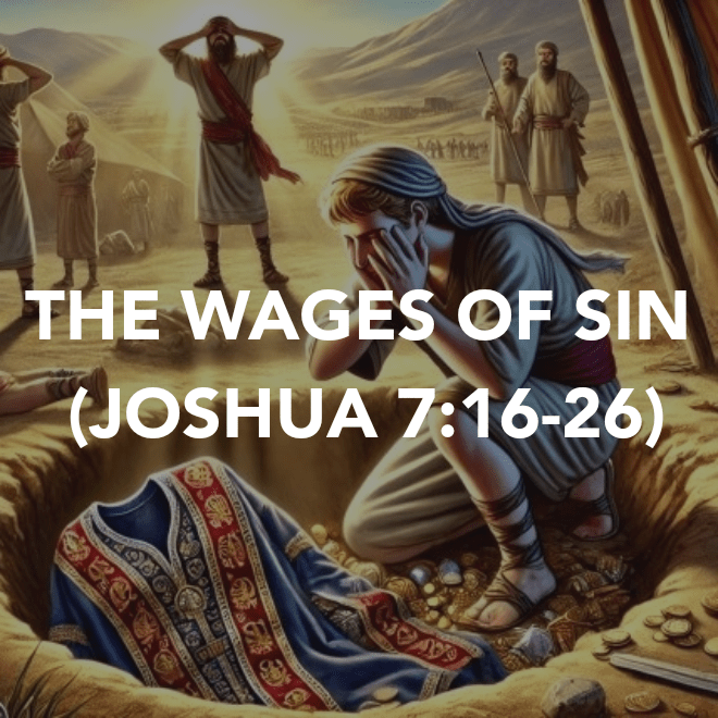 THE WAGES OF SIN (JOSHUA&nbsp;7:16-26)