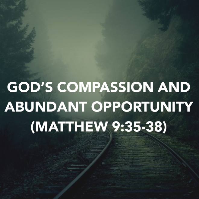 GOD’S COMPASSION AND ABUNDANT OPPORTUNITY (MATTHEW&nbsp;9:35-38)