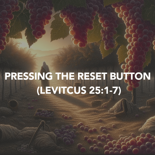 PRESSING THE RESET BUTTON (LEVITCUS&nbsp;25:1-7)