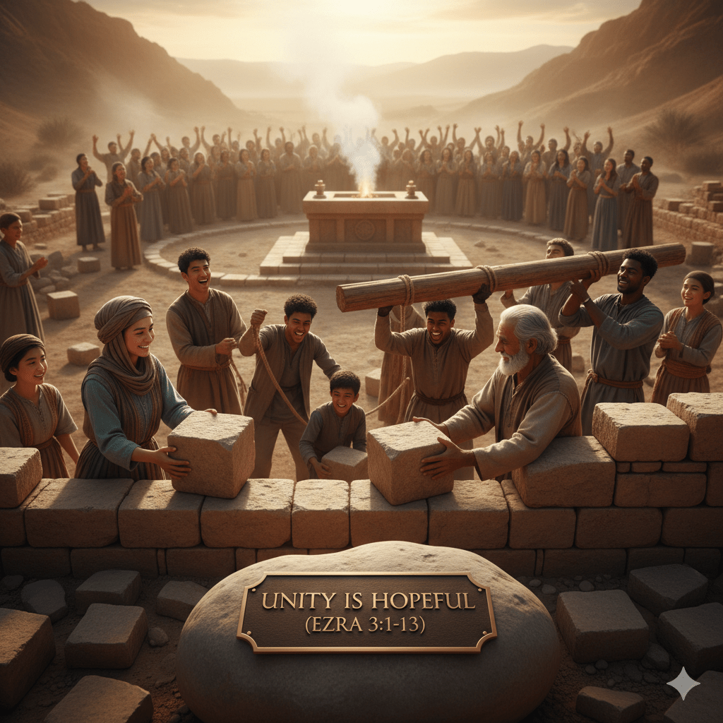 UNITY IS HOPEFUL (EZRA 3:1-13)