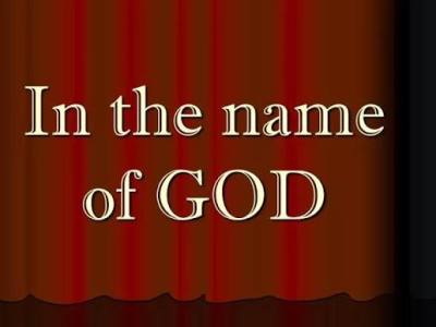 IN GOD’S NAME (MATTHEW&nbsp;12:22-37