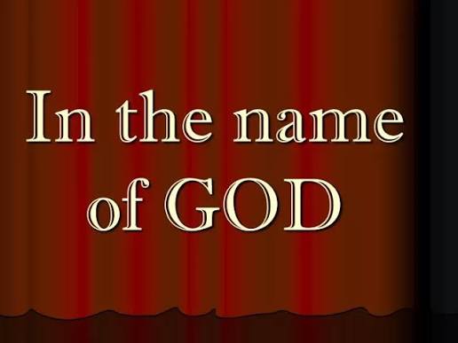 IN GOD’S NAME (MATTHEW&nbsp;12:22-37