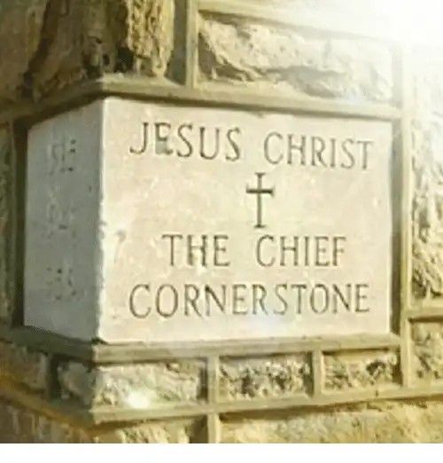 BUILT ON THE CORNERSTONE, NOT OURSELVES.